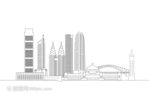 重慶地標(biāo)建筑 都市線稿與現(xiàn)代建筑技術(shù)咨詢服務(wù)的融合